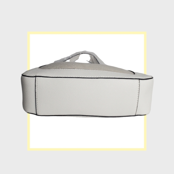 Nine West Ione Hobo White Shoulder Bag Purse - Picture 5 of 10